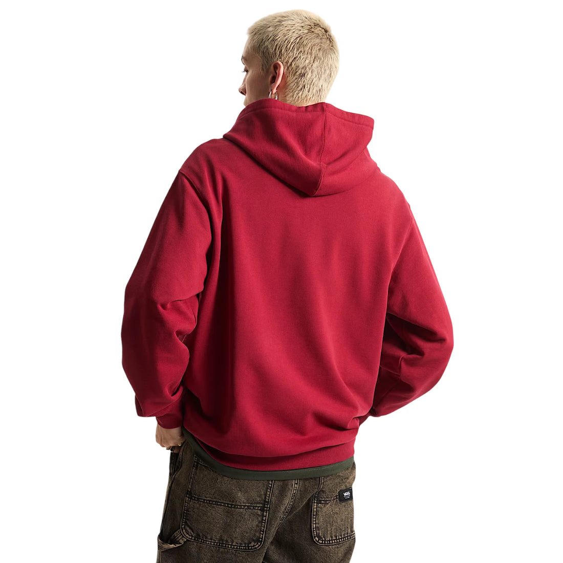 Vans Salton Loose FT Full Zip Pullover – Bordeaux