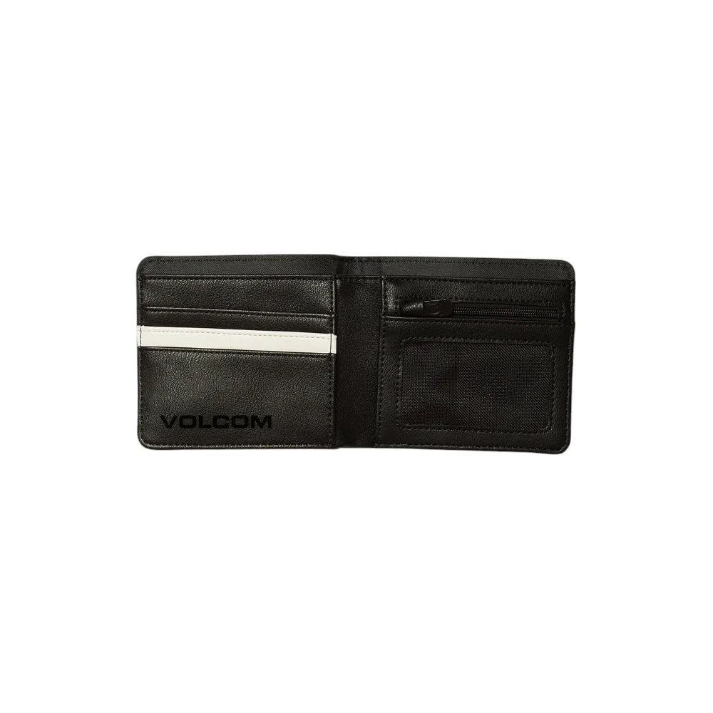Volcom Slim Stone Pu Wallet Large – Black