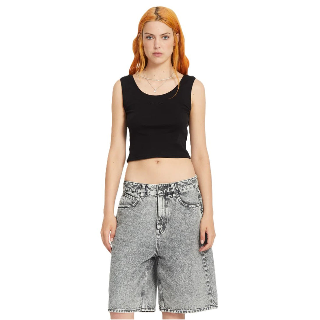 Volcom Beeggy denim short Grey vintage