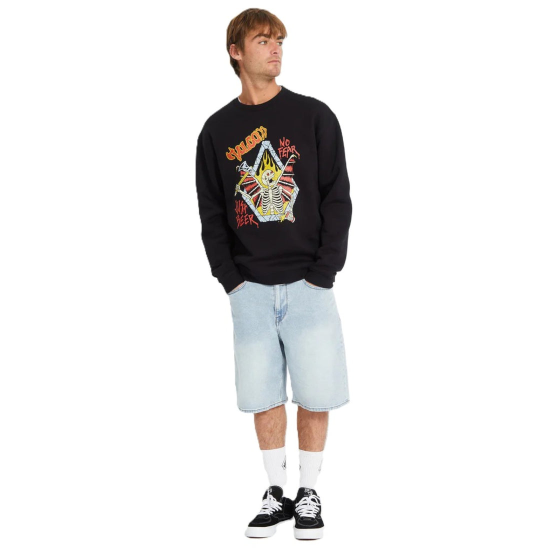Volcom Noder crew Black