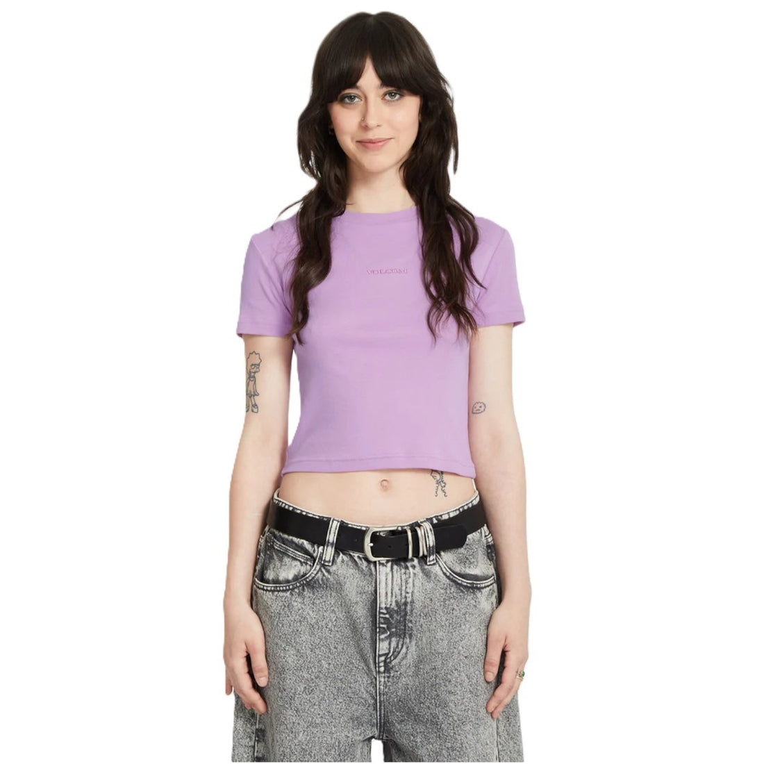 Volcom Volcomstone tight crop Iris purple
