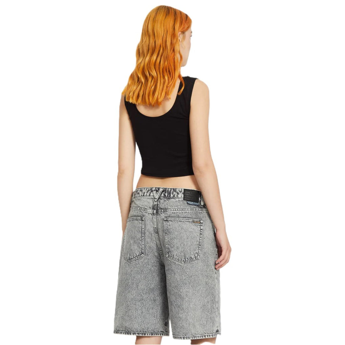 Volcom Beeggy denim short Grey vintage