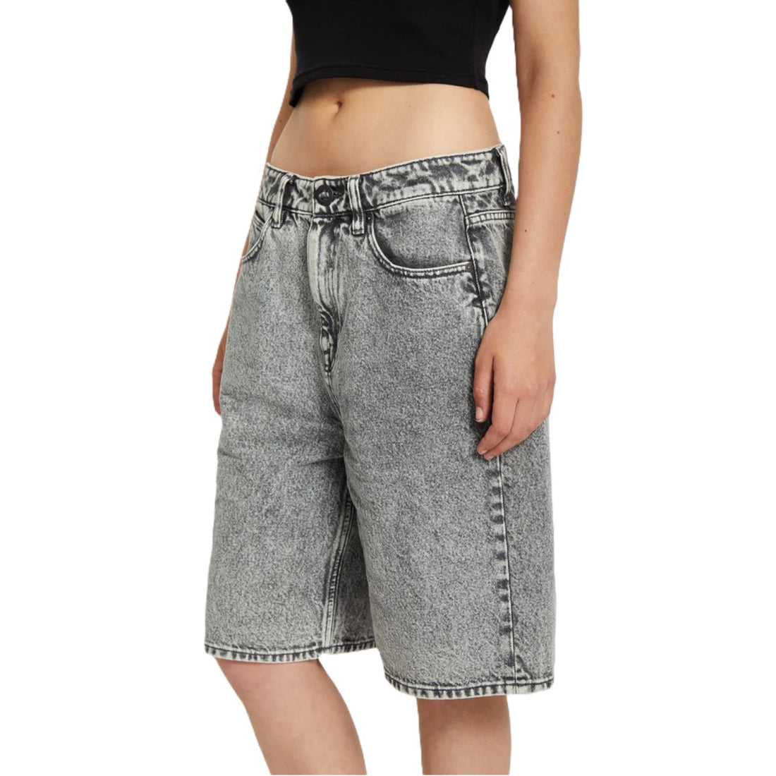 Volcom Beeggy denim short Grey vintage