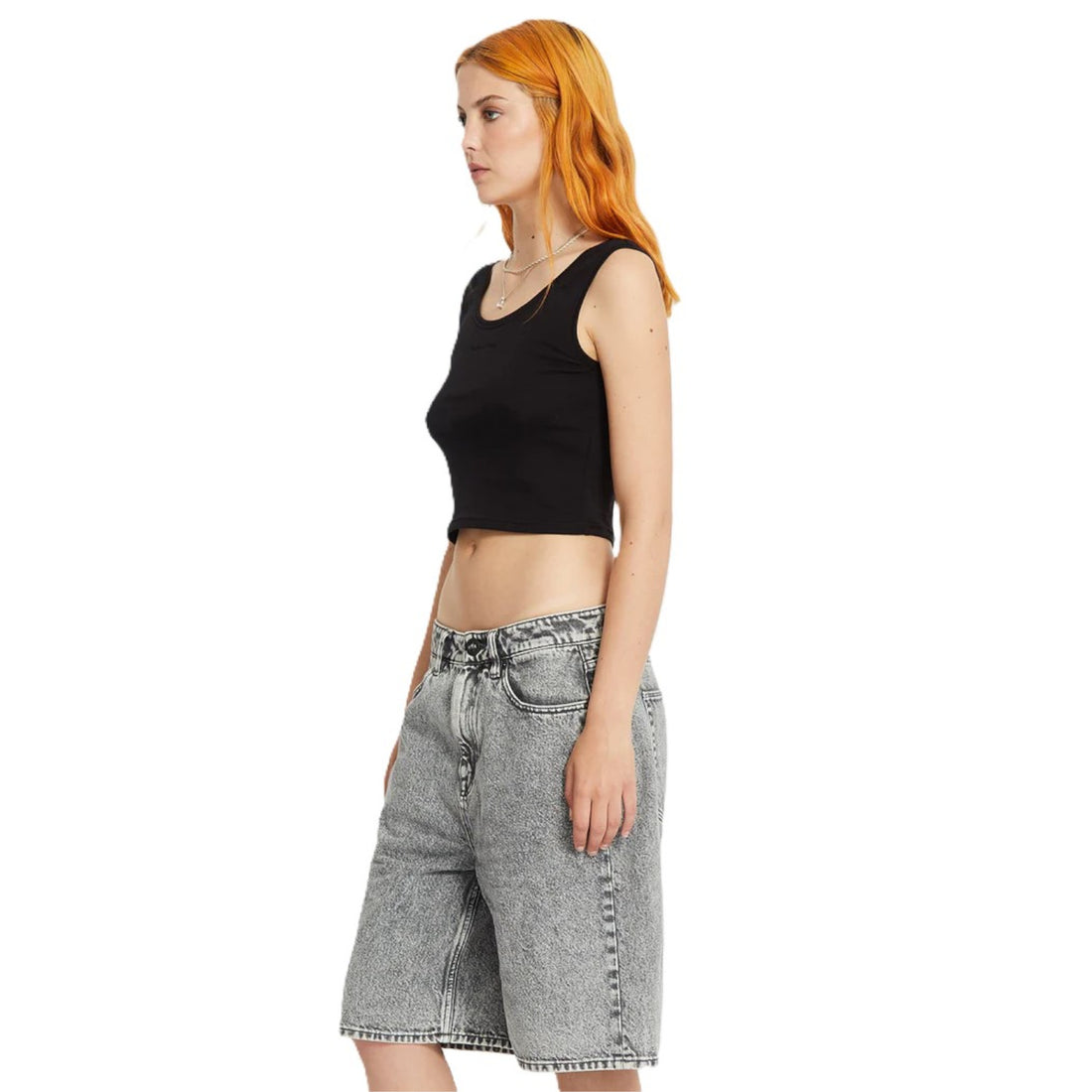 Volcom Beeggy denim short Grey vintage