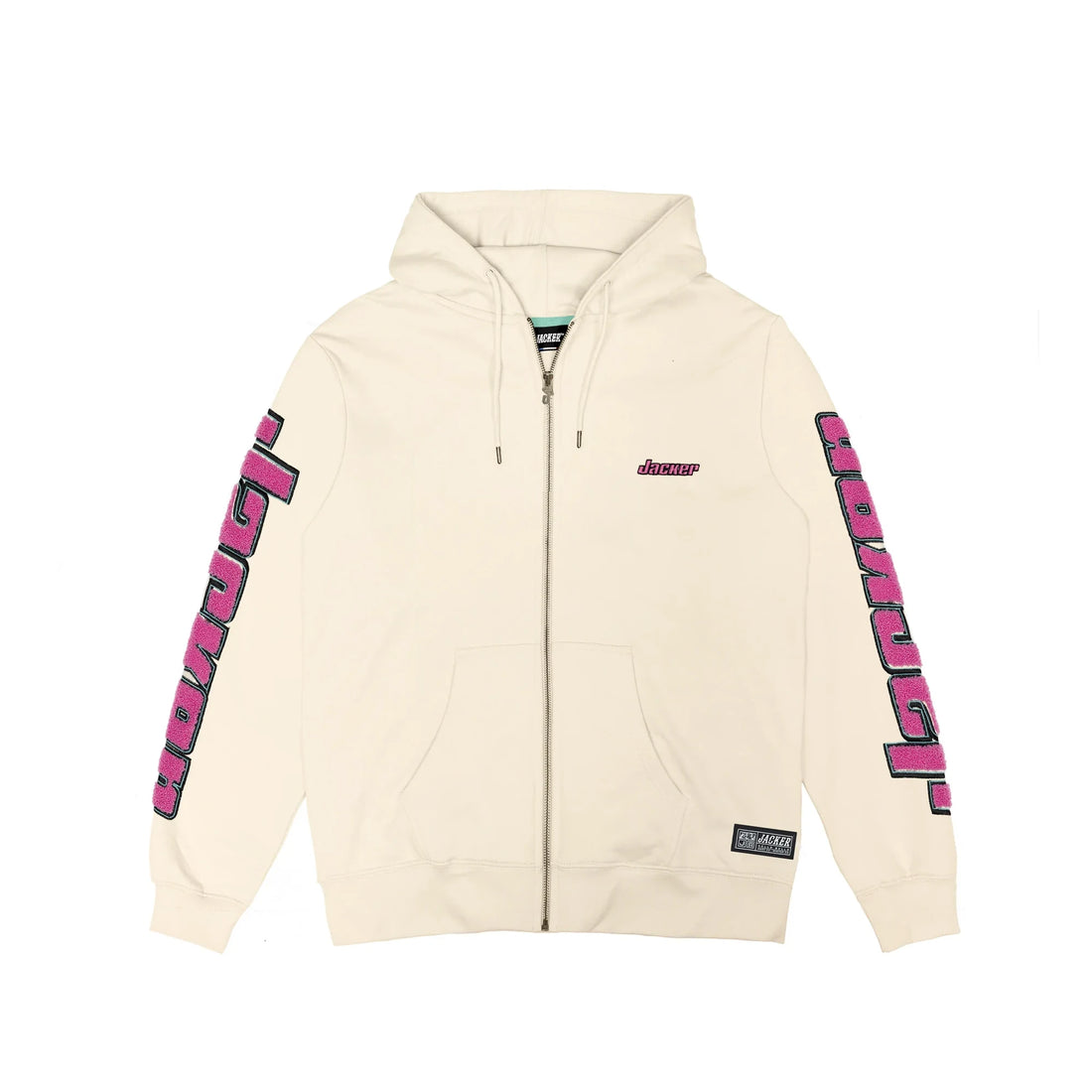 Jacker Absolem zipped hoodie Beige