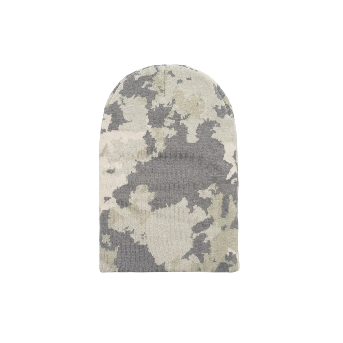 Cagoule unisexe Born2ride Jacker N°1890 en acrylique avec motif camouflage gris et blanc pour le streetwear