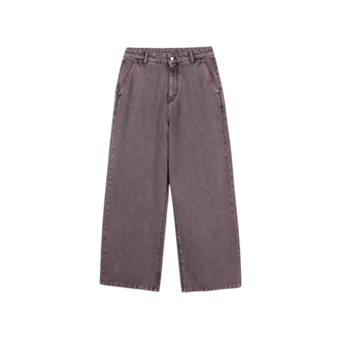 Jean baggy taille basse Born2ride Oxbow Calana-pt en coton biologique couleur velvet délavé