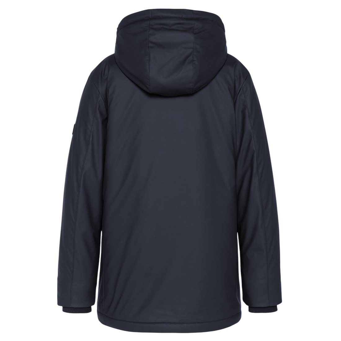 Parka enfant Born2ride Schott Jacksonb bleu marine avec capuche, vue de dos