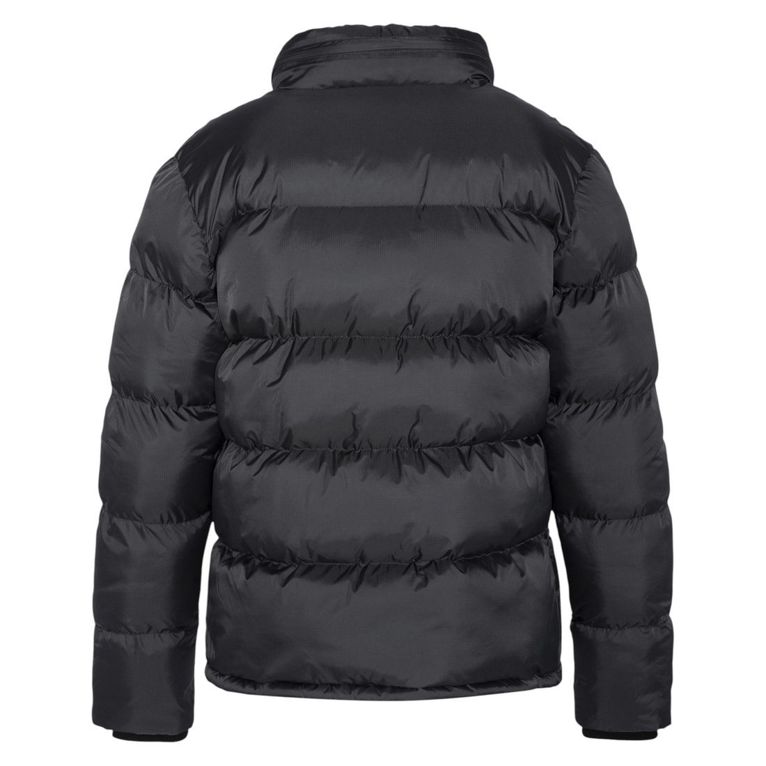 Vue arrière de la doudoune Born2ride Schott Idaho en nylon ripstop anthracite avec matelassage horizontal