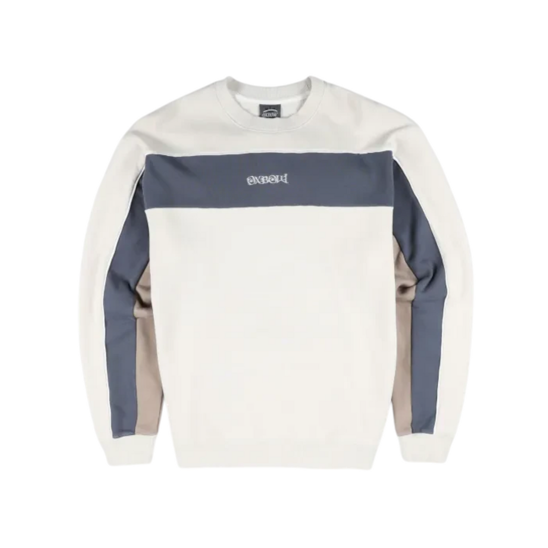 Sweat col rond Oxbow Stones coloris Seashell en coton biologique, disponible chez Born2ride