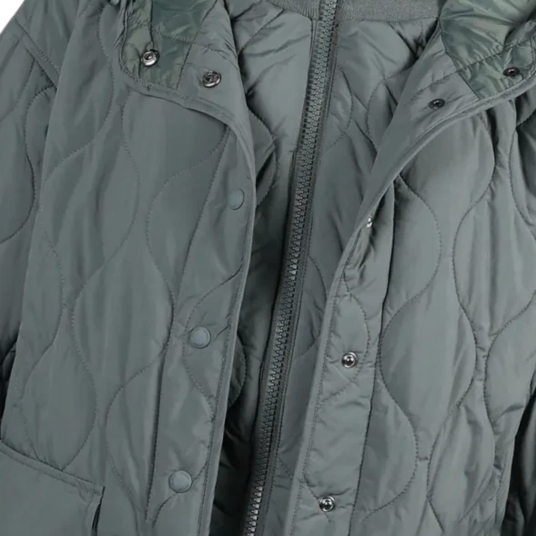 Veste matelassée Oxbow Paddy-jk couleur gris étain en polyamide, disponible chez Born2ride
