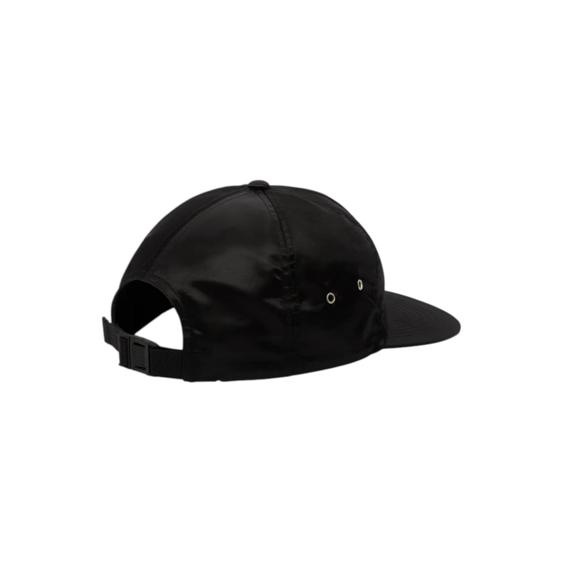 Casquette Born2ride Volcom Fa Ozzy noire avec sangle réglable et œillets d'aération métalliques, vue arrière