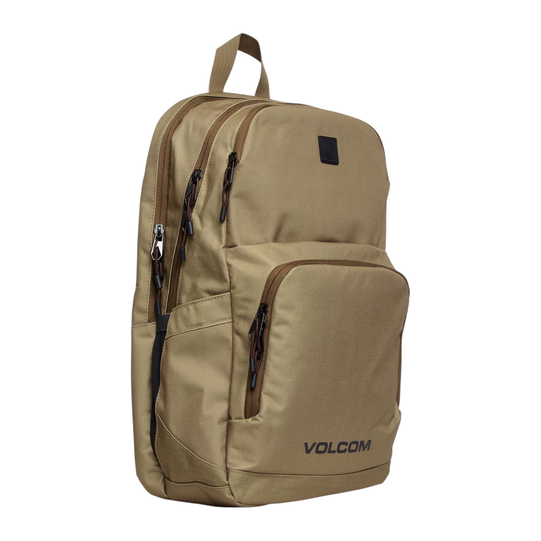 Sac à dos Born2ride Volcom Roamer 3 couleur or terne avec compartiments zippés et logo Stone matelassé