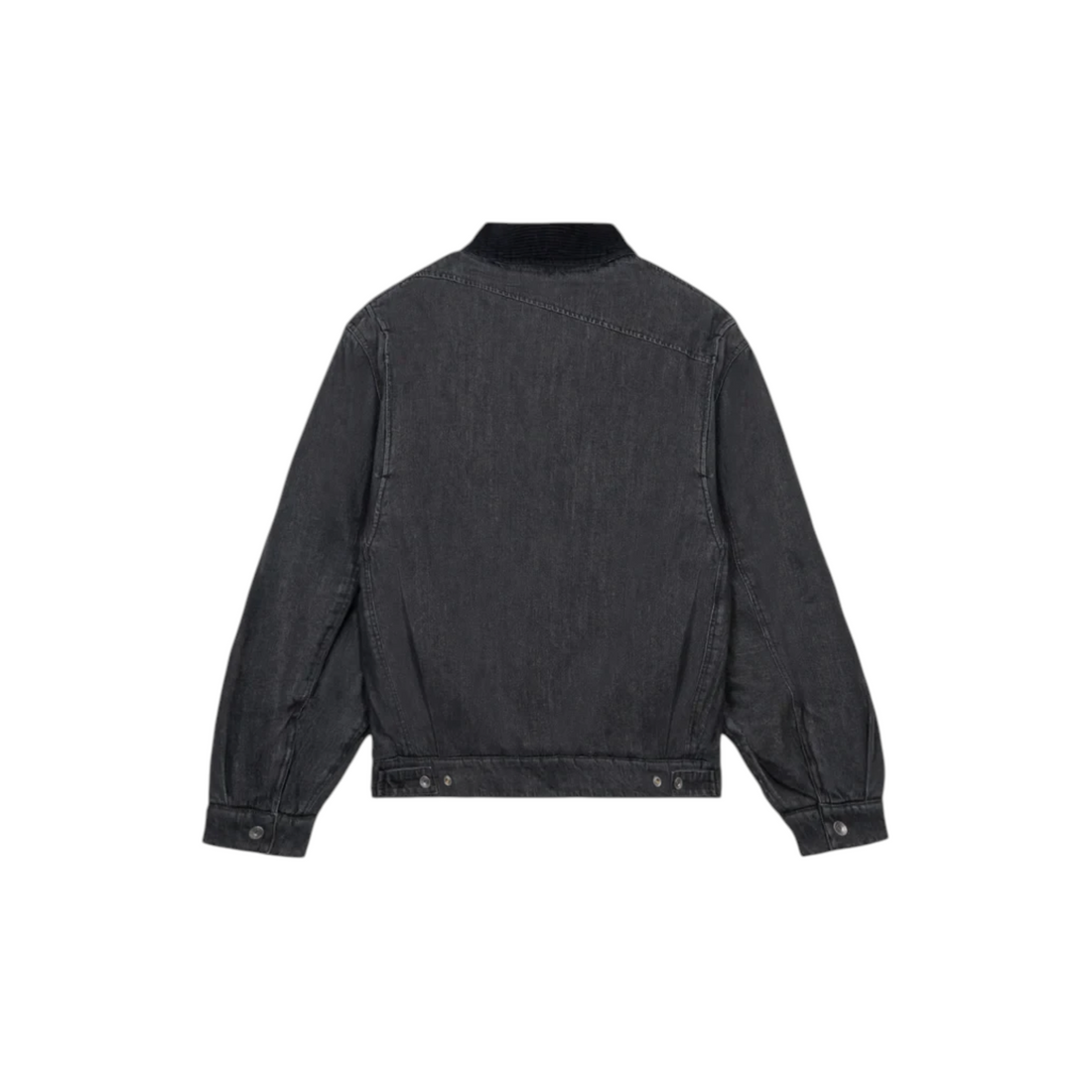 Veste Born2ride Volcom Stonewish noire en coton avec col côtelé, vue arrière