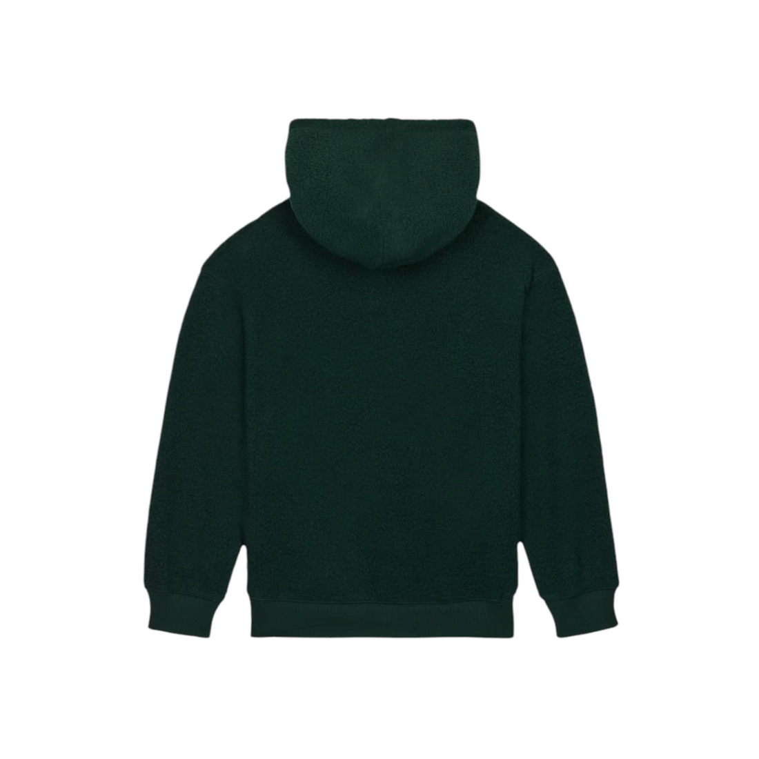 Sweat à capuche Born2ride Volcom Toogoat Po pour enfant en polaire sherpa vert foncé, vue arrière
