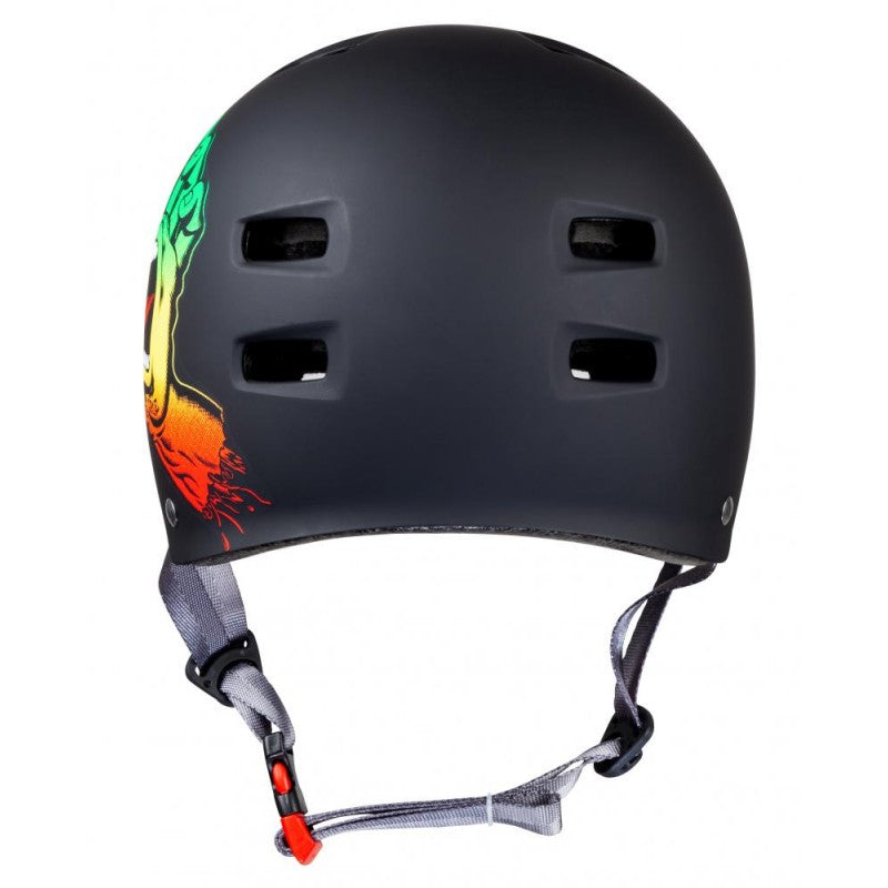 Bullet Helmet Santa Cruz Screaming Hand Rasta