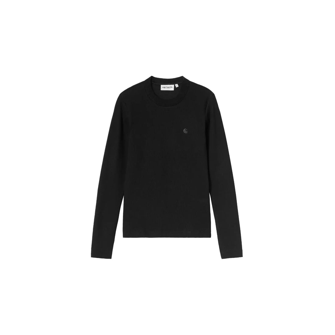 Carhartt WIP W' L/S Philipa T-Shirt Black - vue face