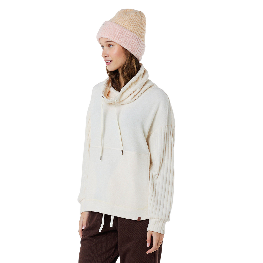 Rip Curl Cosy Roll Neck II Ecru Marle