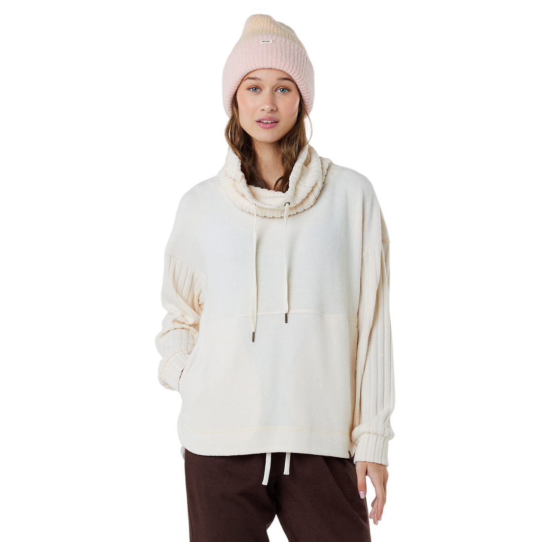 Rip Curl Cosy Roll Neck II Ecru Marle