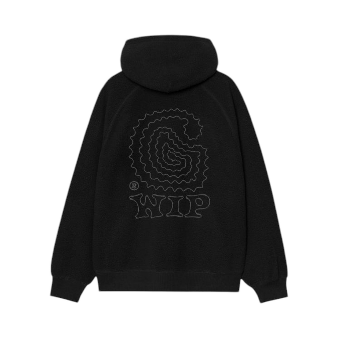 Carhartt WIP Hooded Limn C Fleece Sweat - Black, dos