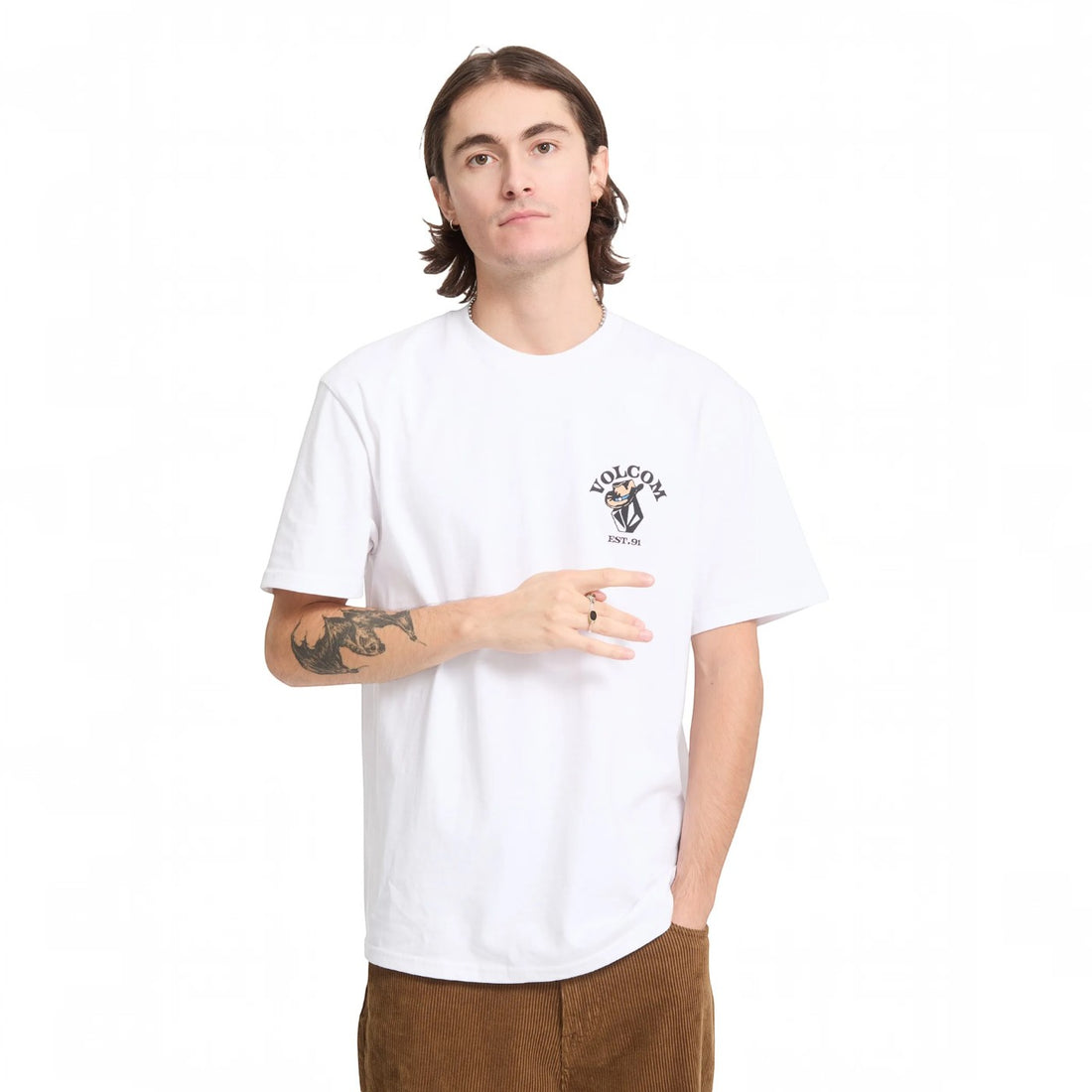 Volcom Bad luck sst-White