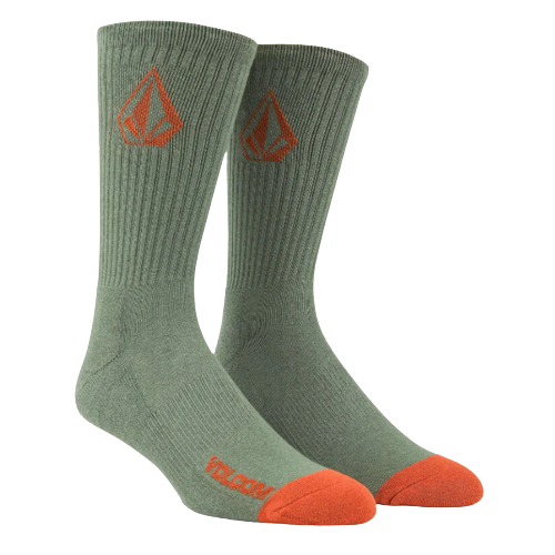 Volcom Full Stone Sock 3Pk Agave