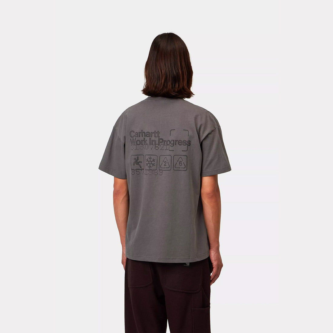 Carhartt WIP S/S Boxed T-Shirt Soot
