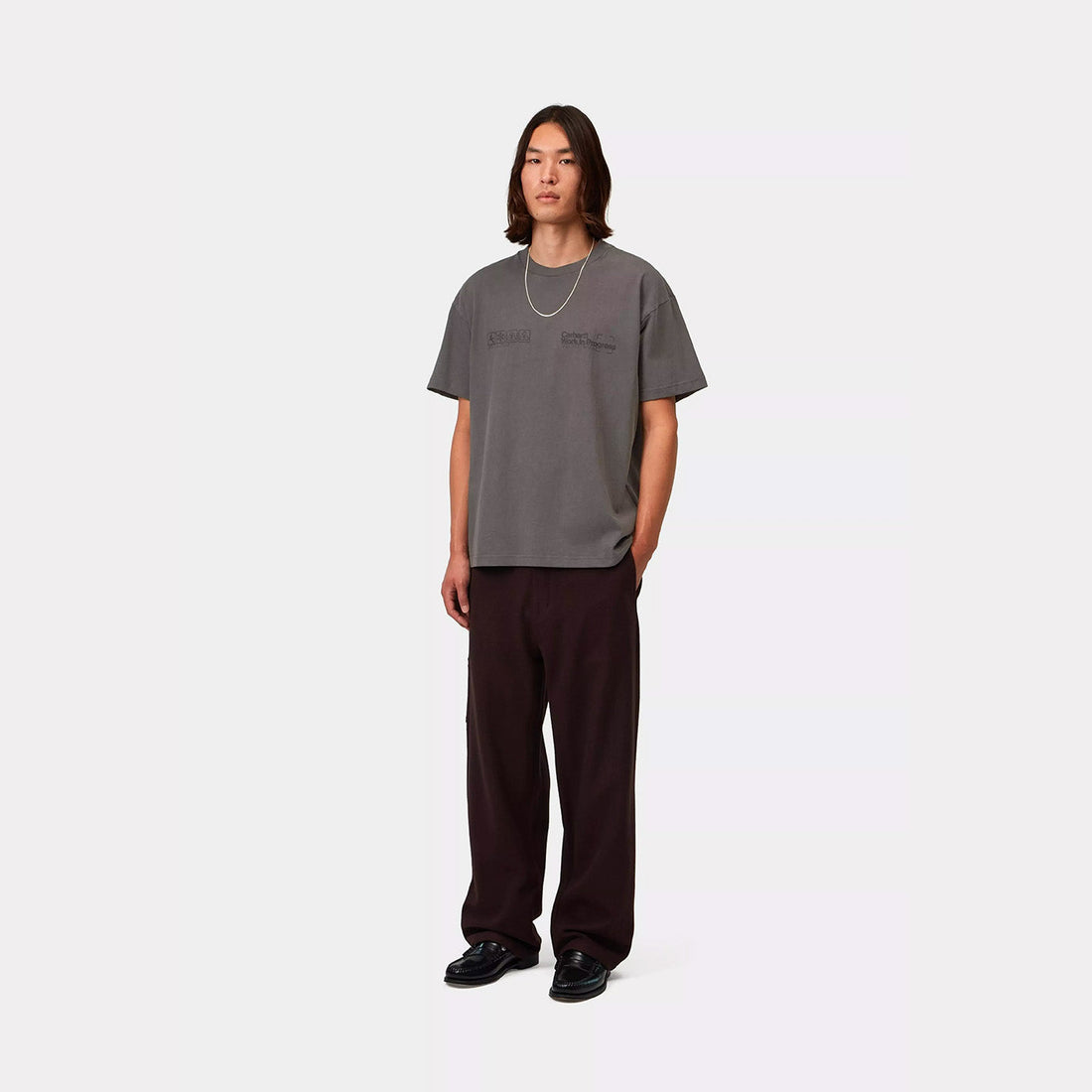 Carhartt WIP S/S Boxed T-Shirt Soot