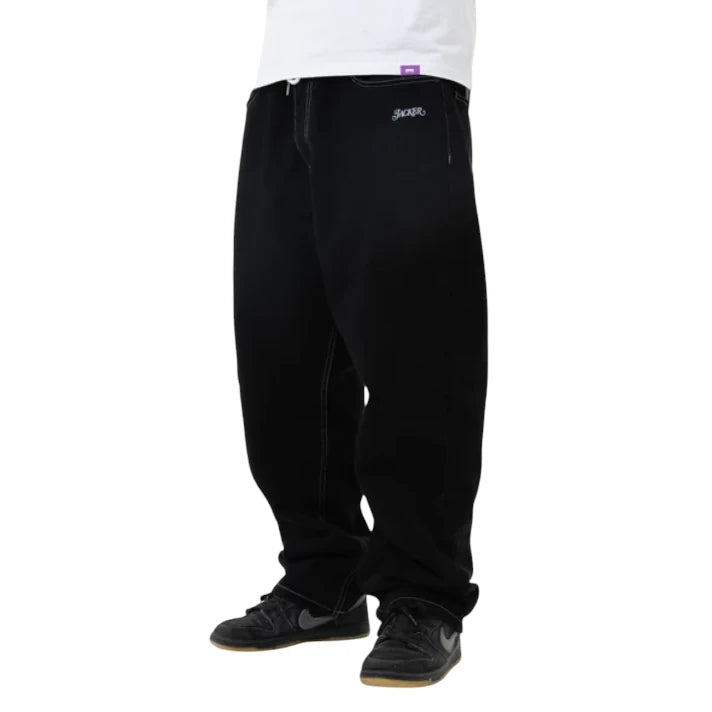 Jacker Classic Denim Baggy - Black