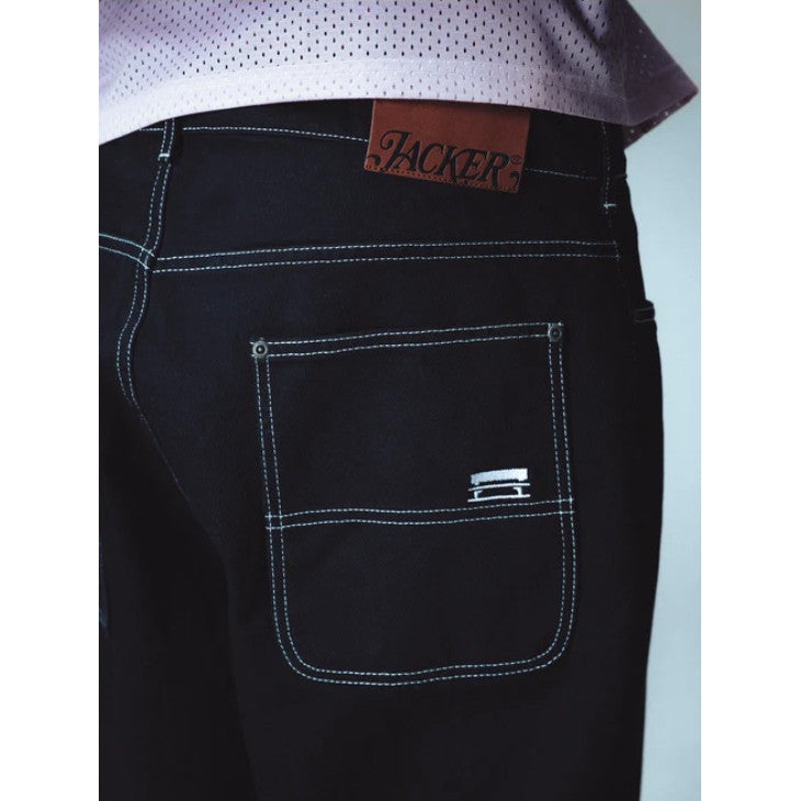 Jacker Classic Denim Baggy - Black