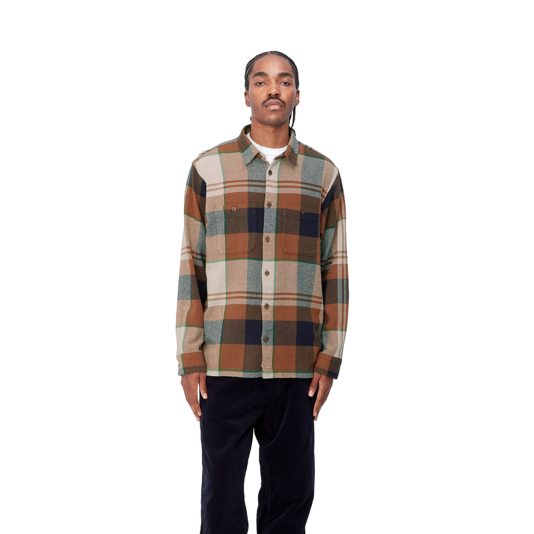 Carhartt L/S Dellinger Shirt Beaver