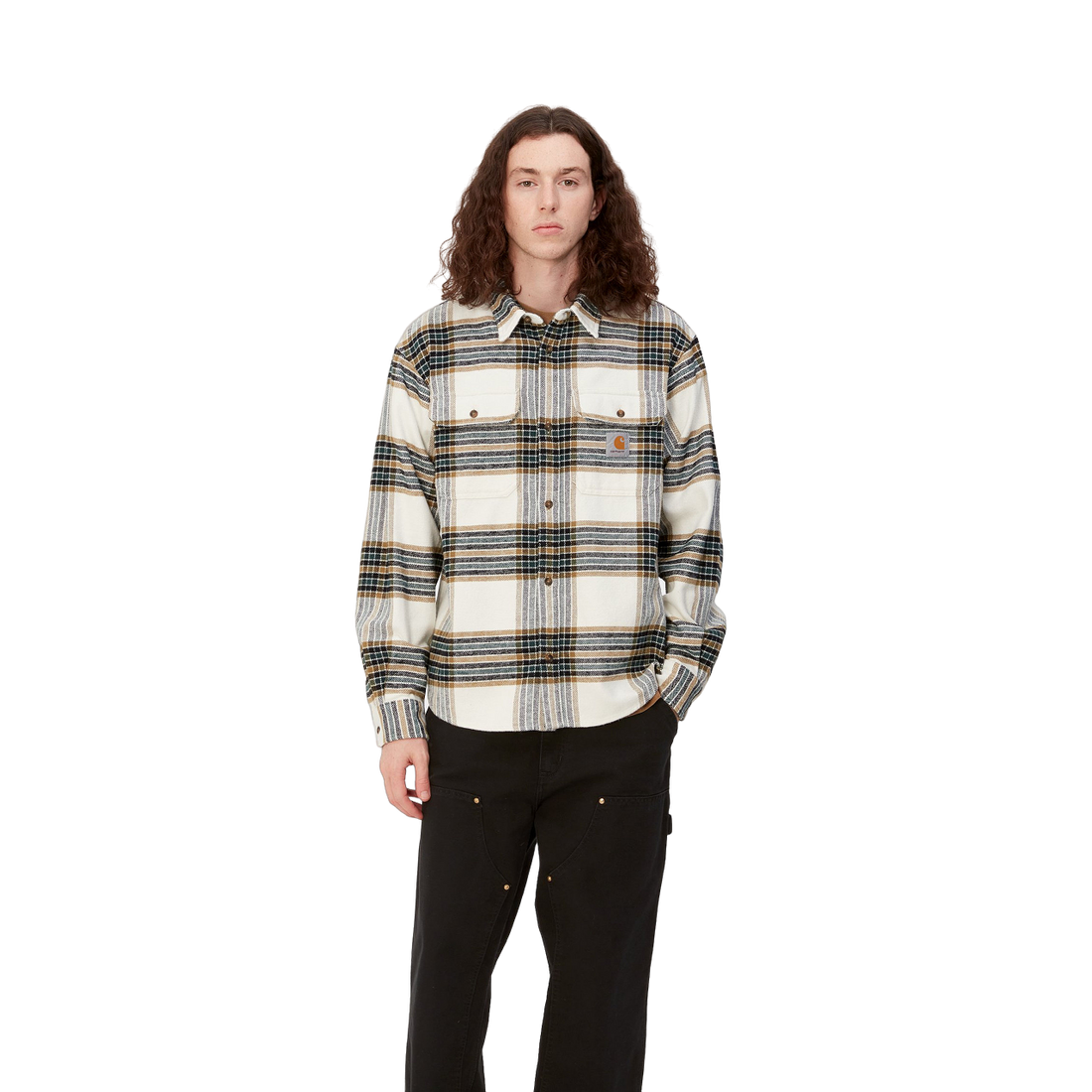 Carhartt L/S Hawkins Shirt Wax/Larch