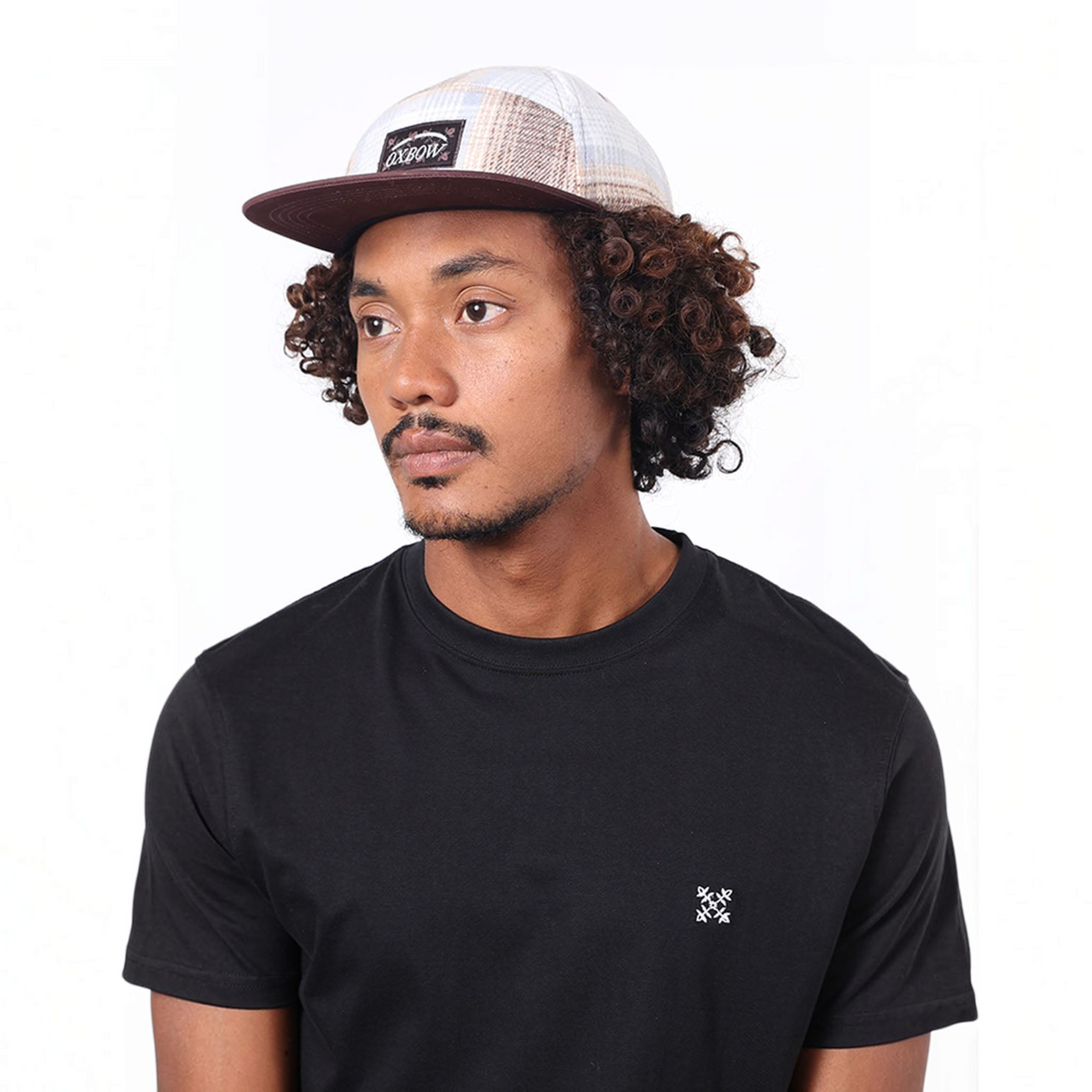 Oxbow Checks Cap - Cafe