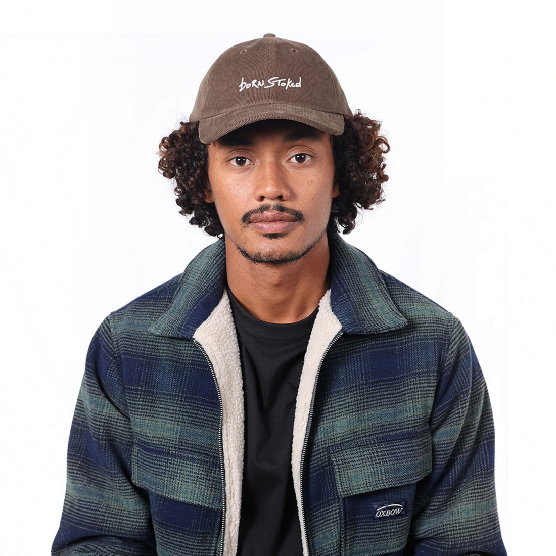 Oxbow Slogan Cap - Deep Brown