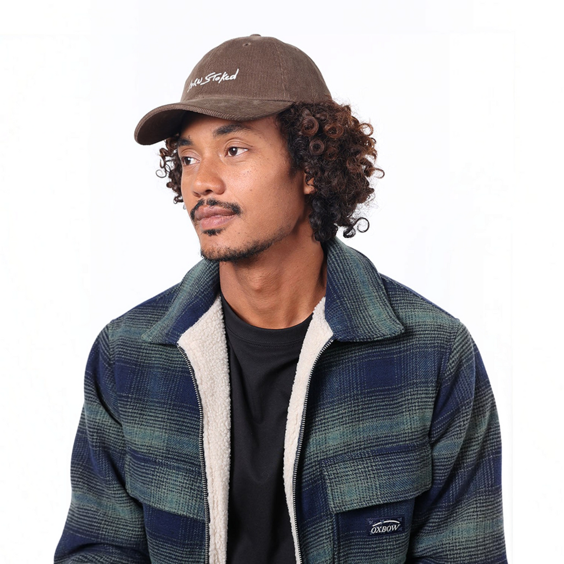 Oxbow Slogan Cap - Deep Brown