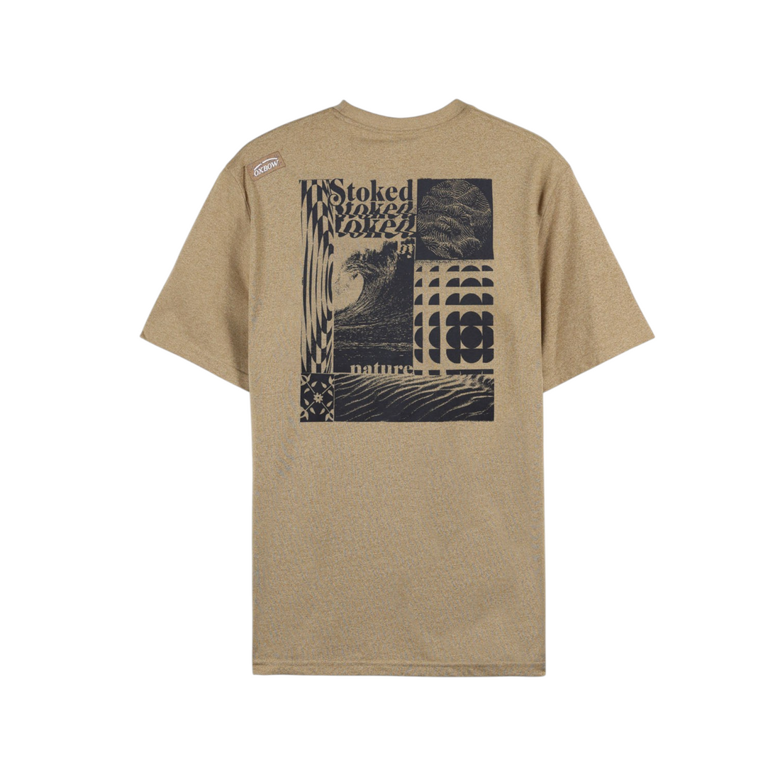 Oxbow Collage Tee - Light Brown