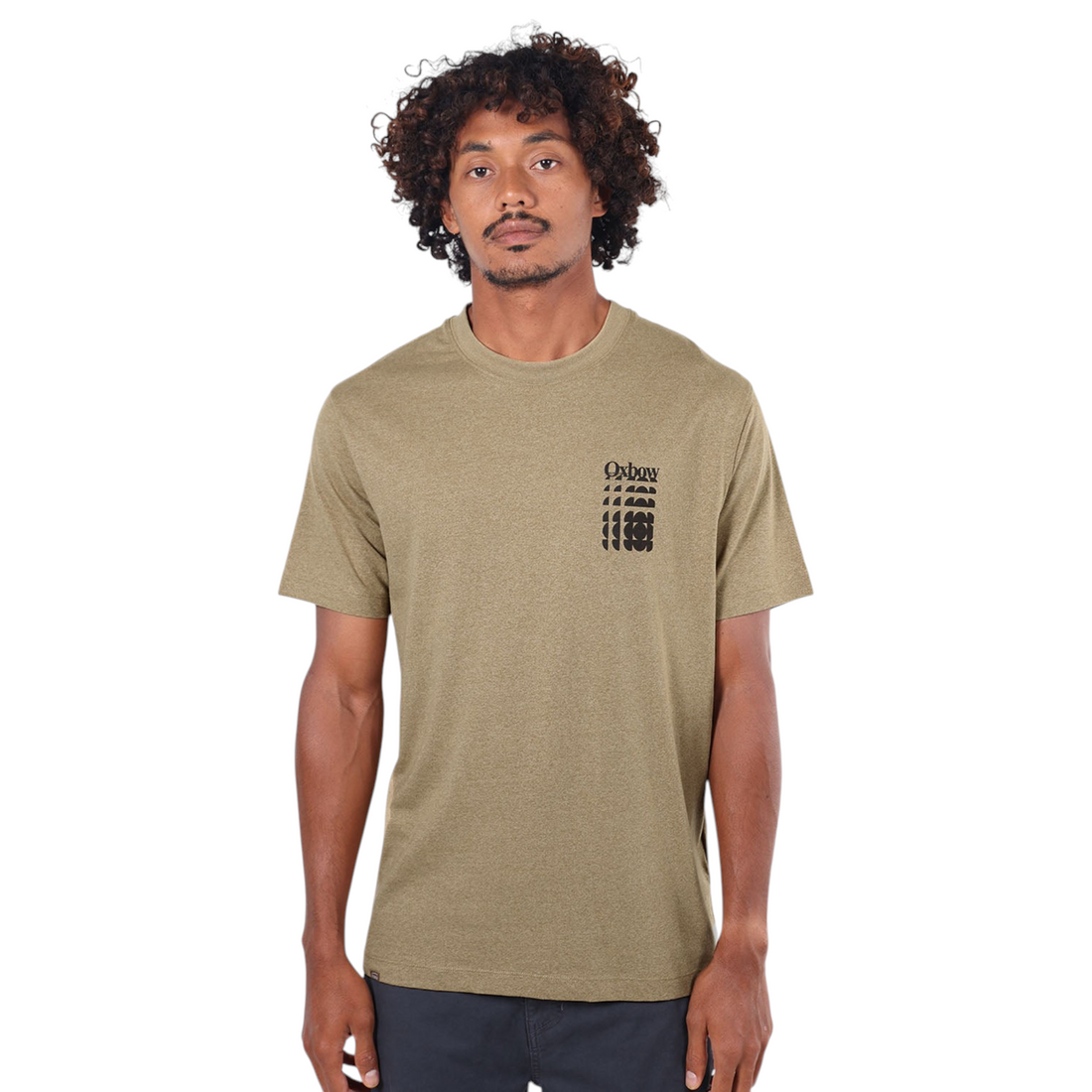 Oxbow Collage Tee - Light Brown