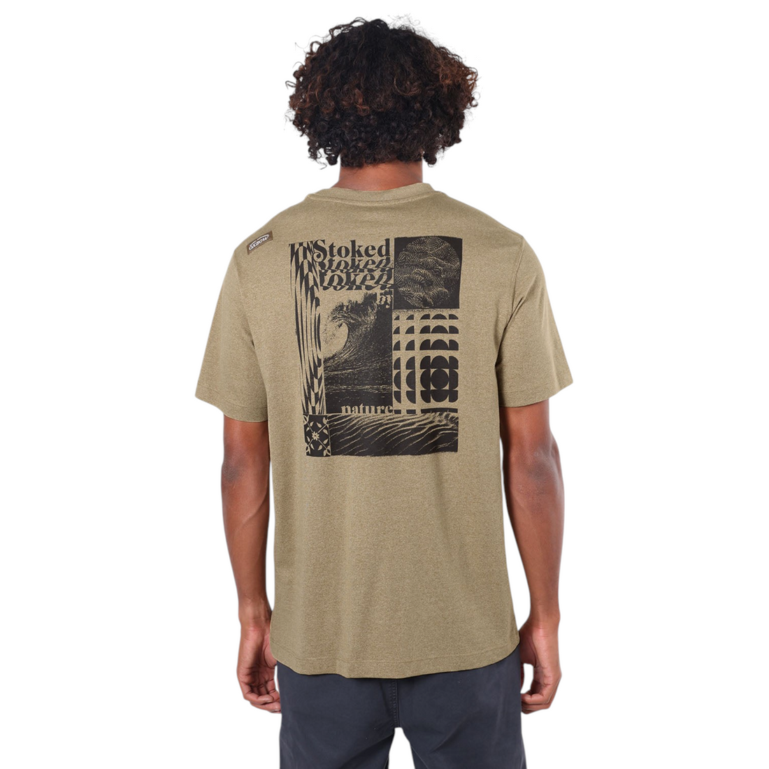 Oxbow Collage Tee - Light Brown