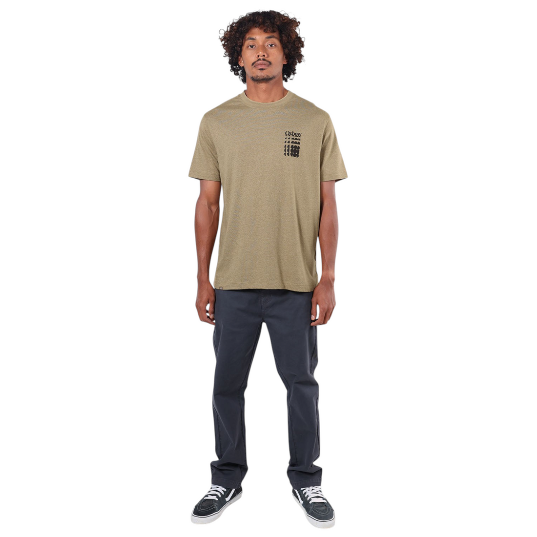 Oxbow Collage Tee - Light Brown