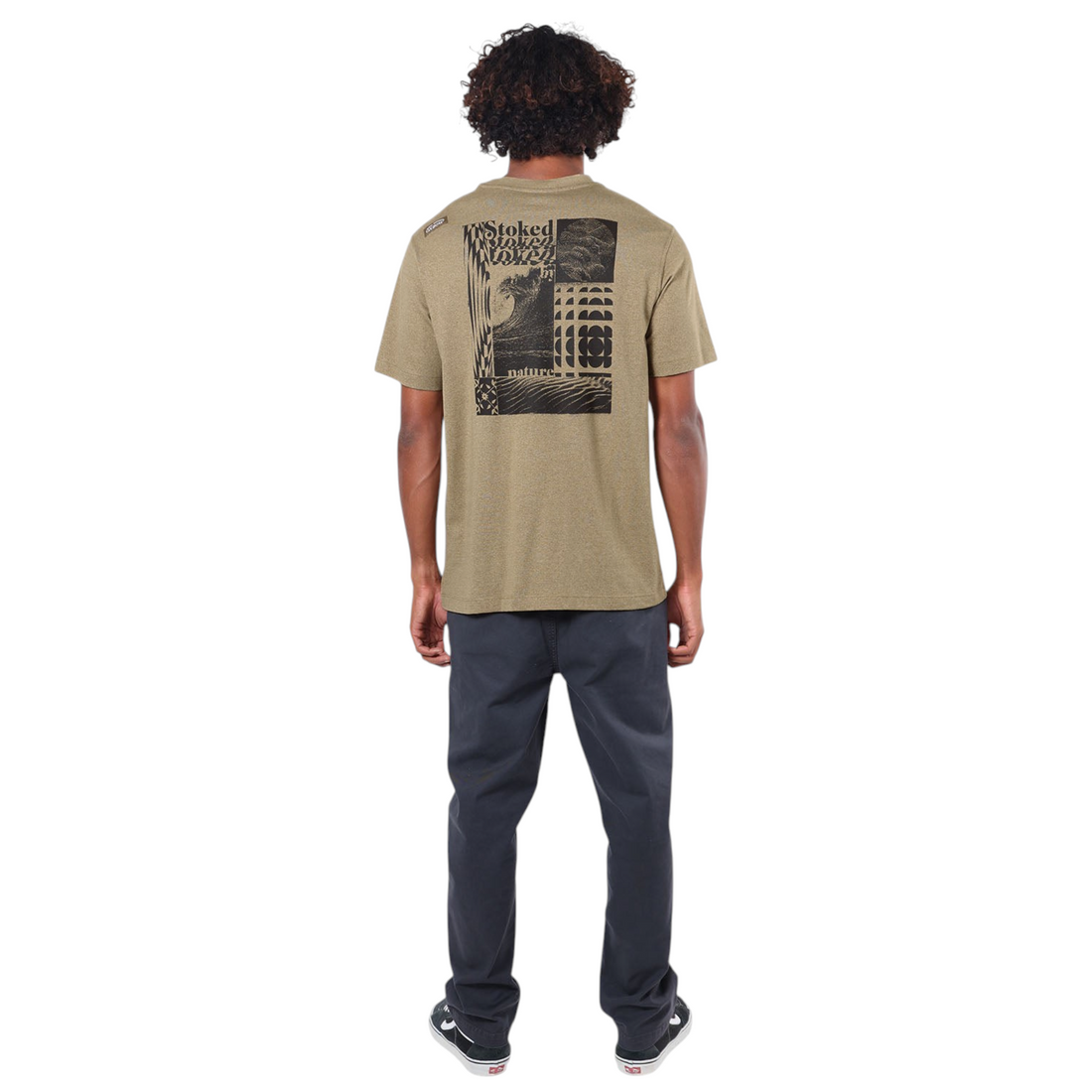 Oxbow Collage Tee - Light Brown