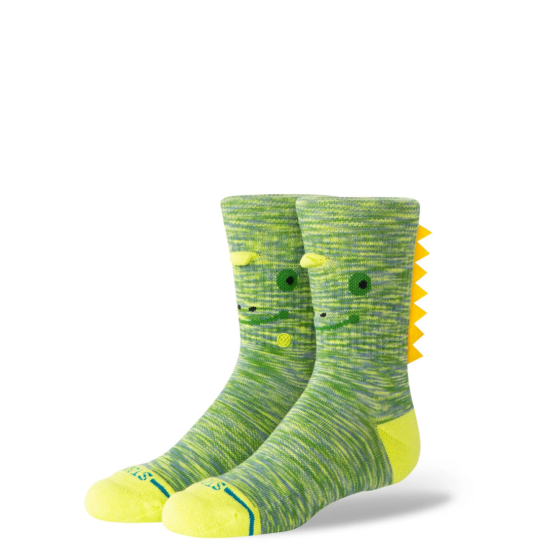 Stance Kids Spikey Crew - Chaussettes vertes enfant
