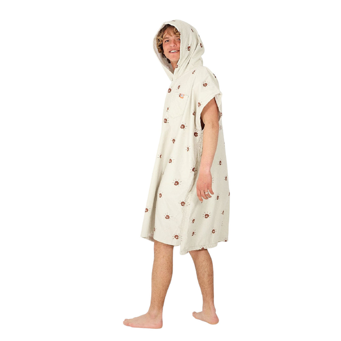 After Poncho Skull - Cream