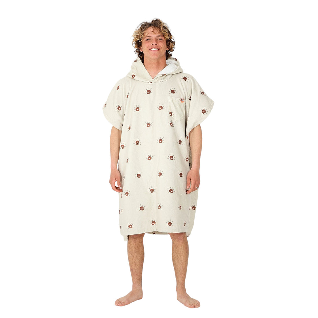 After Poncho Skull - Cream