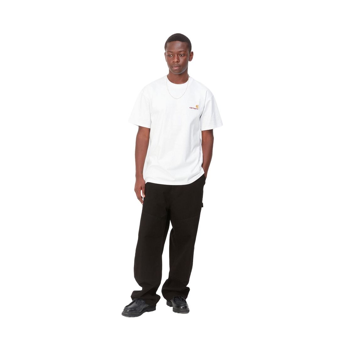 Carhartt S/S American Script T-Shirt - White