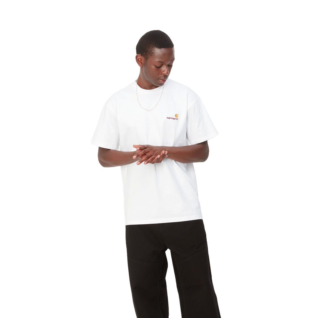 Carhartt S/S American Script T-Shirt - White