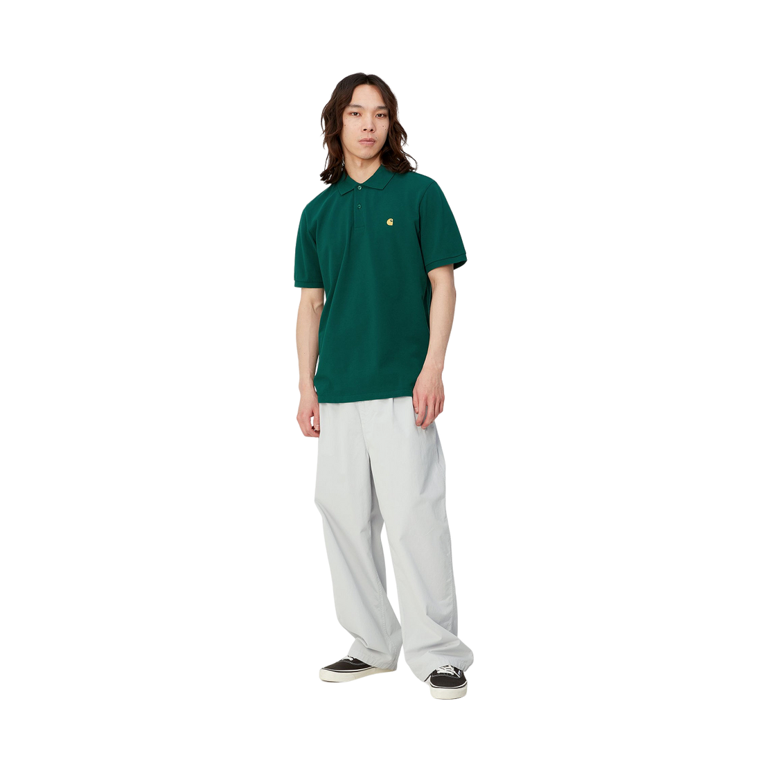 Carhartt S/S chase Pique Polo Chervil