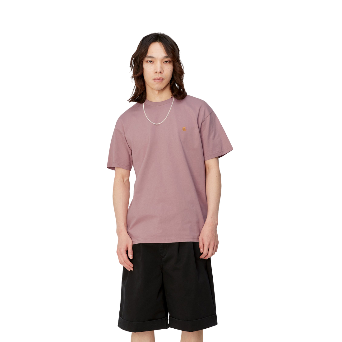 Carhartt S/S chase T-shirt Glassy Pink