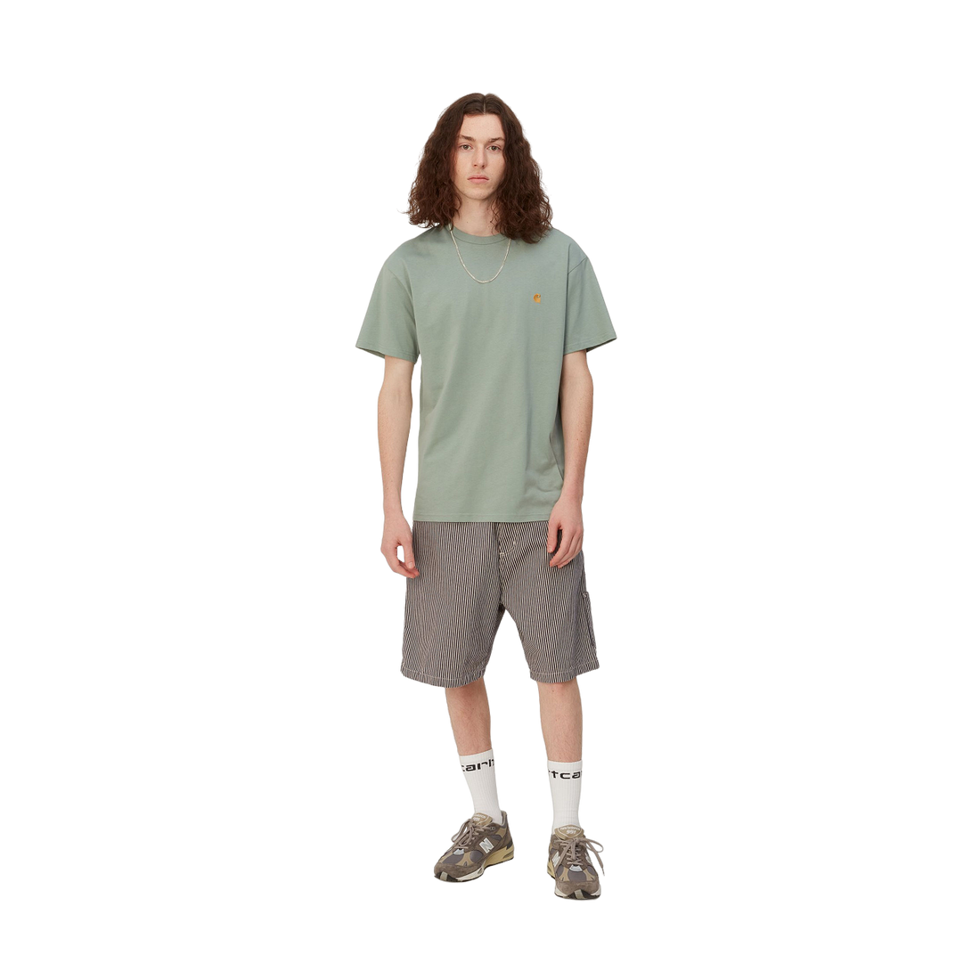 Carhartt S/S chase T-shirt Glassy teal