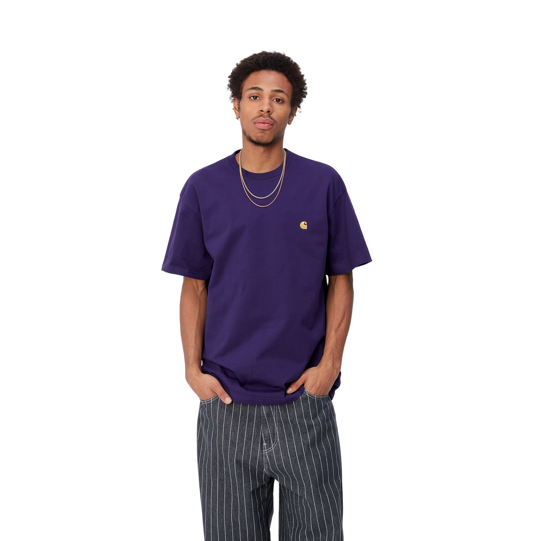 Carhartt S/S chase T-shirt Tyrian