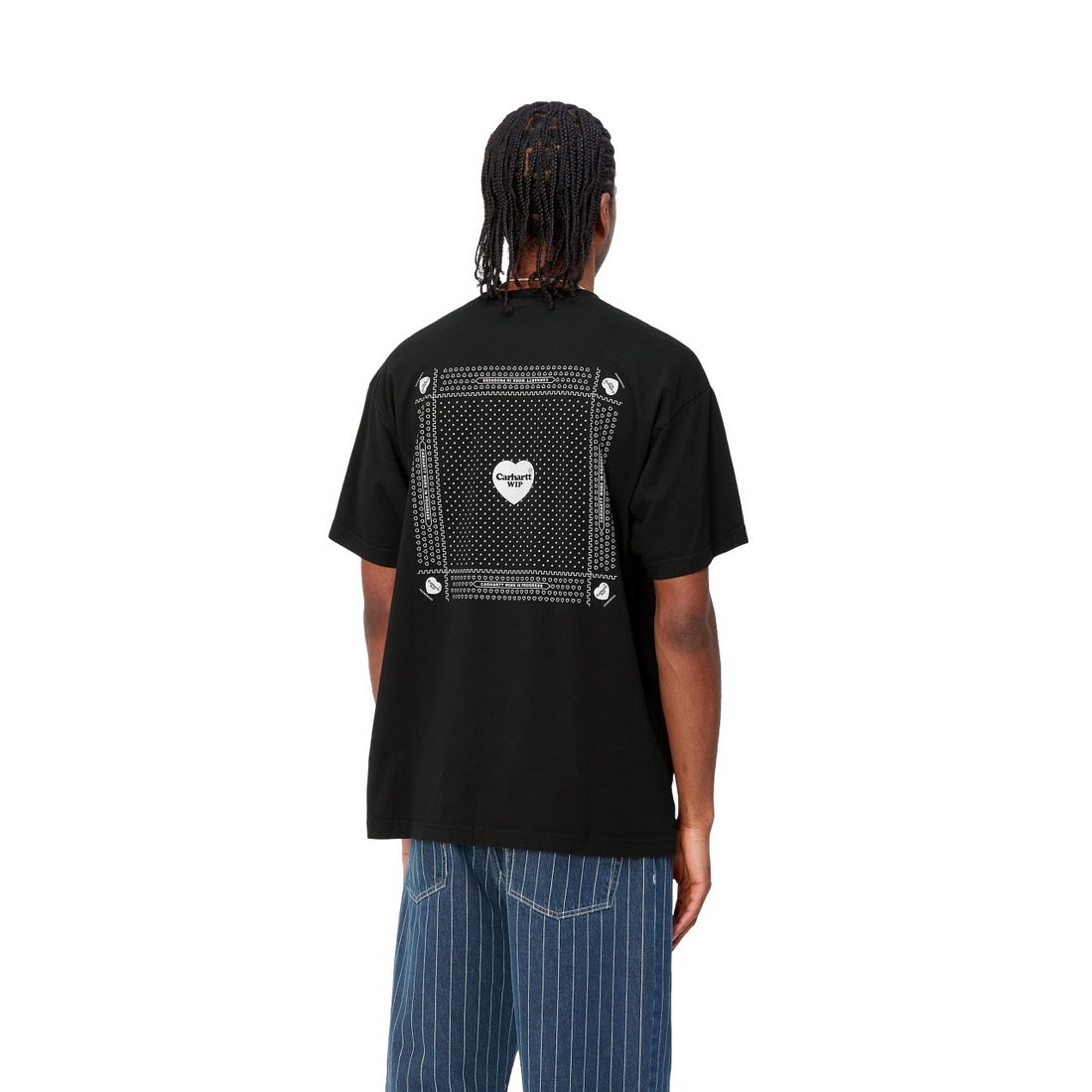 Carhartt S/S Heart Bandana T-Shirt Black